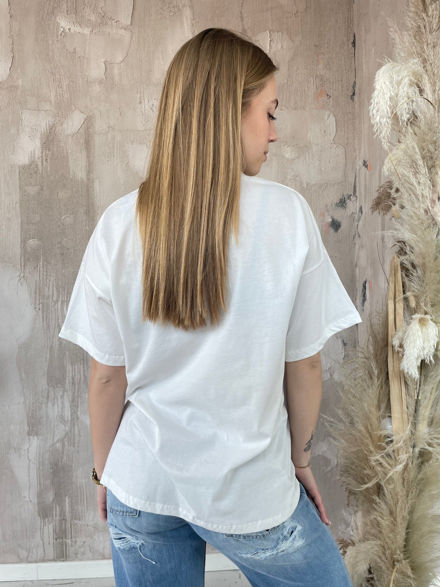 T-shirt "bandana" Vicolo bianco