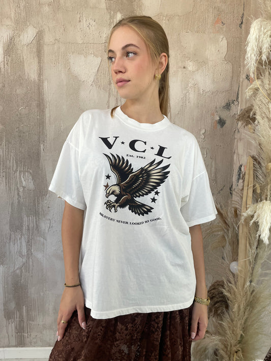 T-shirt Vicolo aquila marrone