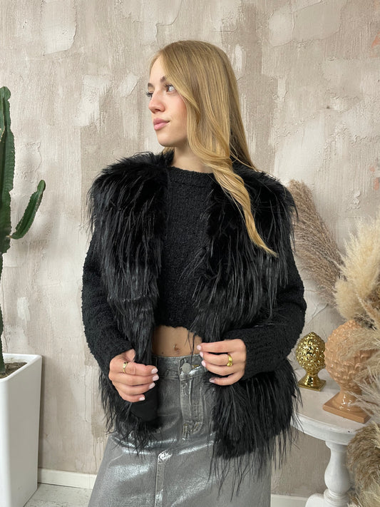 Gilet eco-fur Glamorous