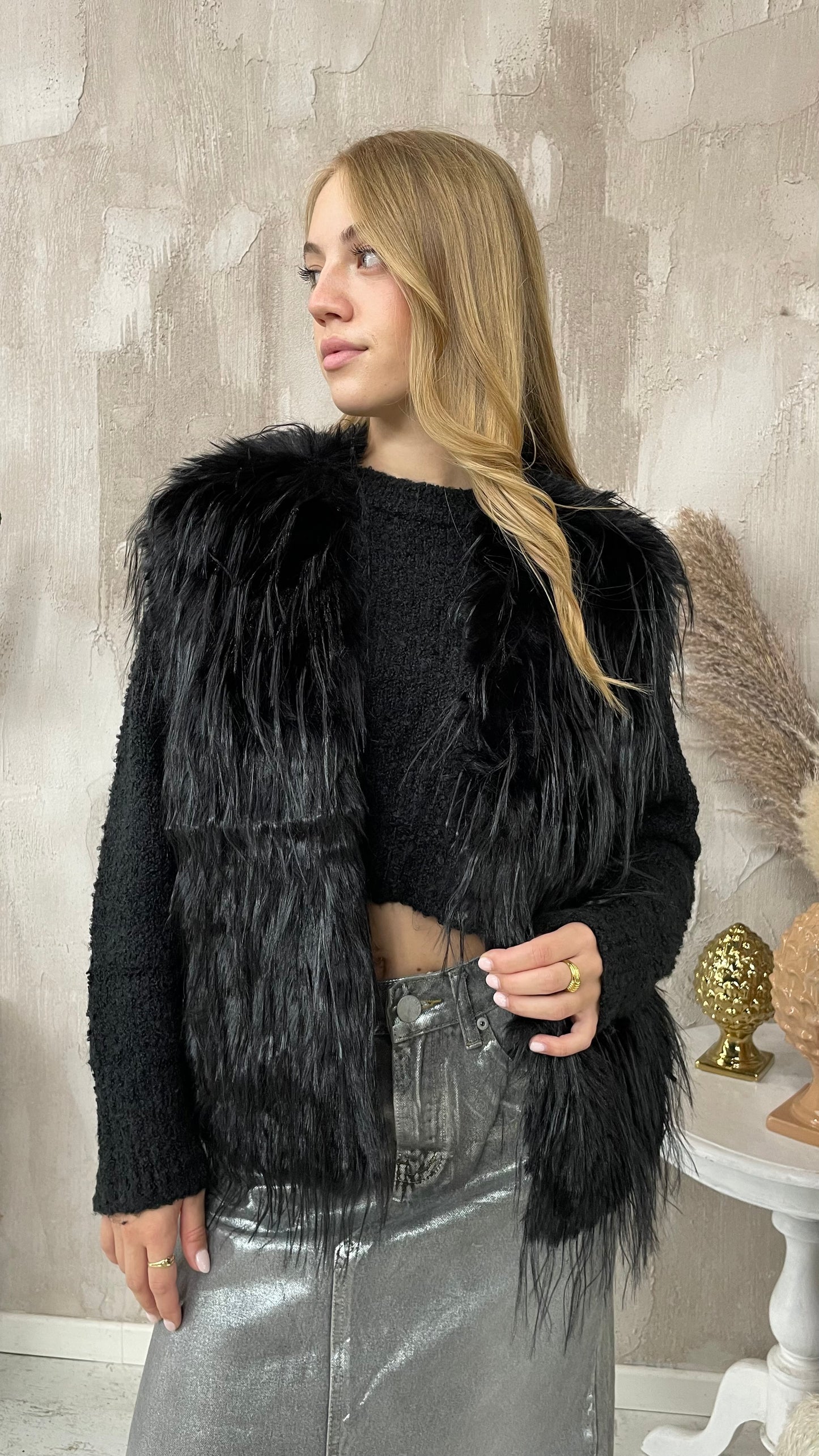 Gilet eco-fur Glamorous