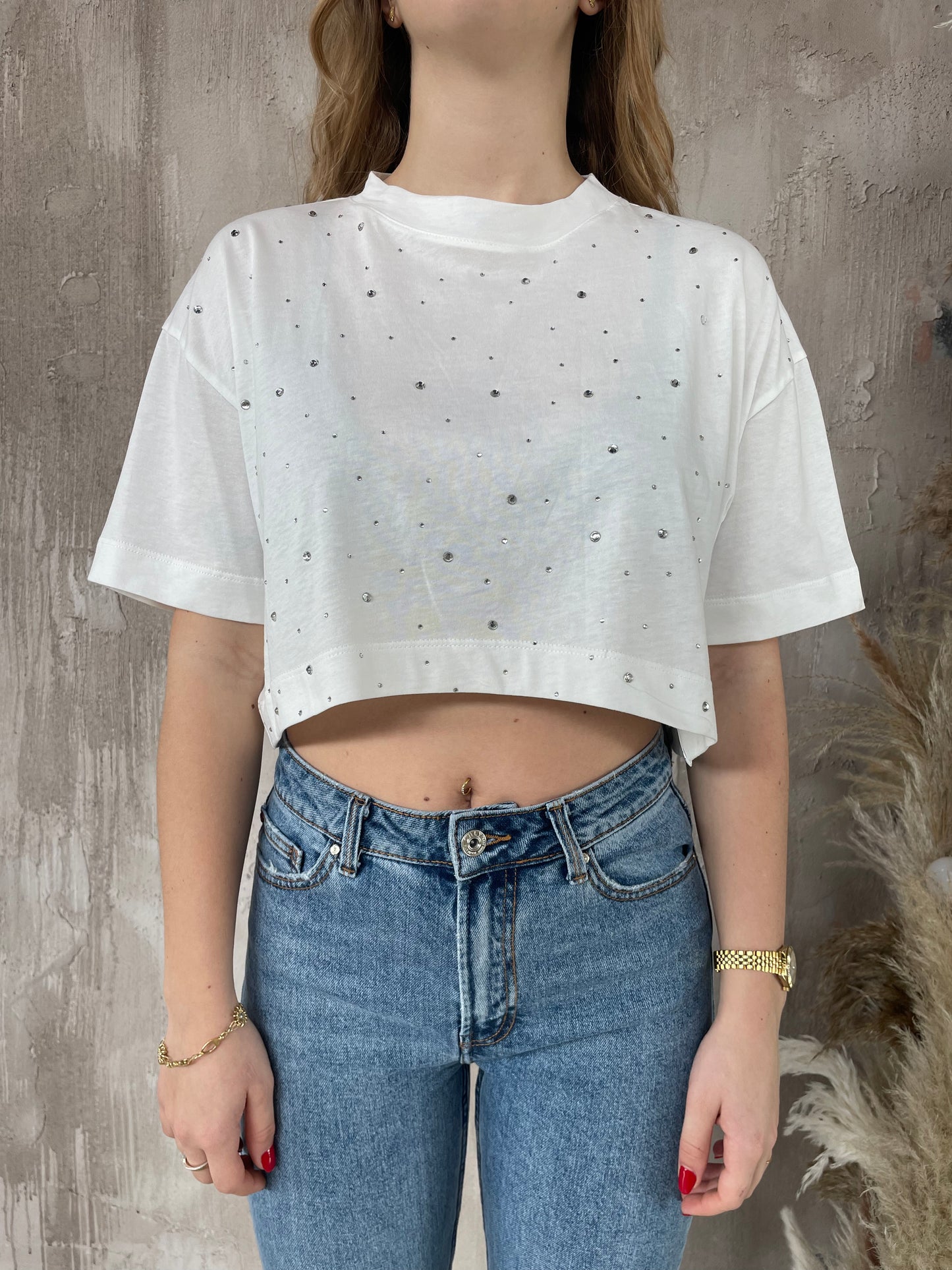 T-shirt con strass Berna