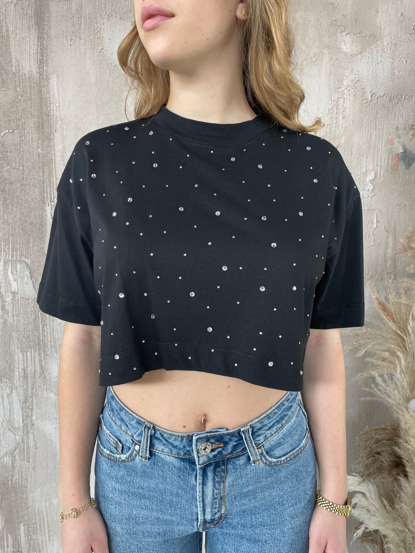 T-shirt con strass Berna