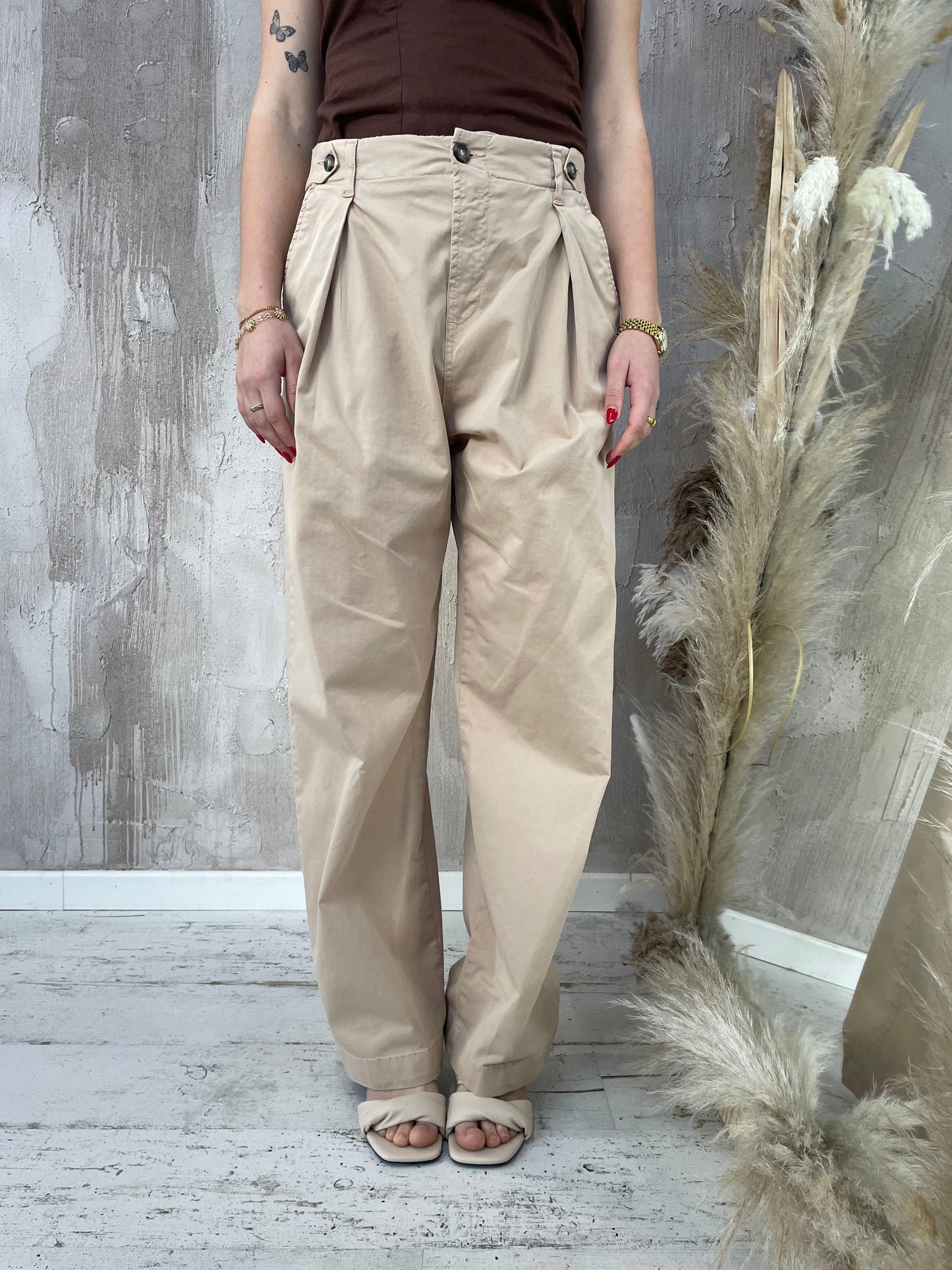 Pantaloni gabardine Berna donna