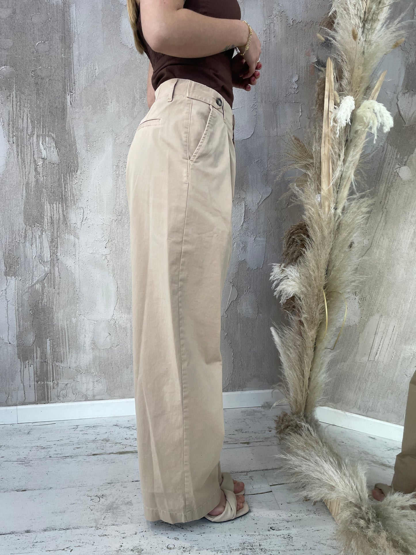 Pantaloni gabardine Berna donna