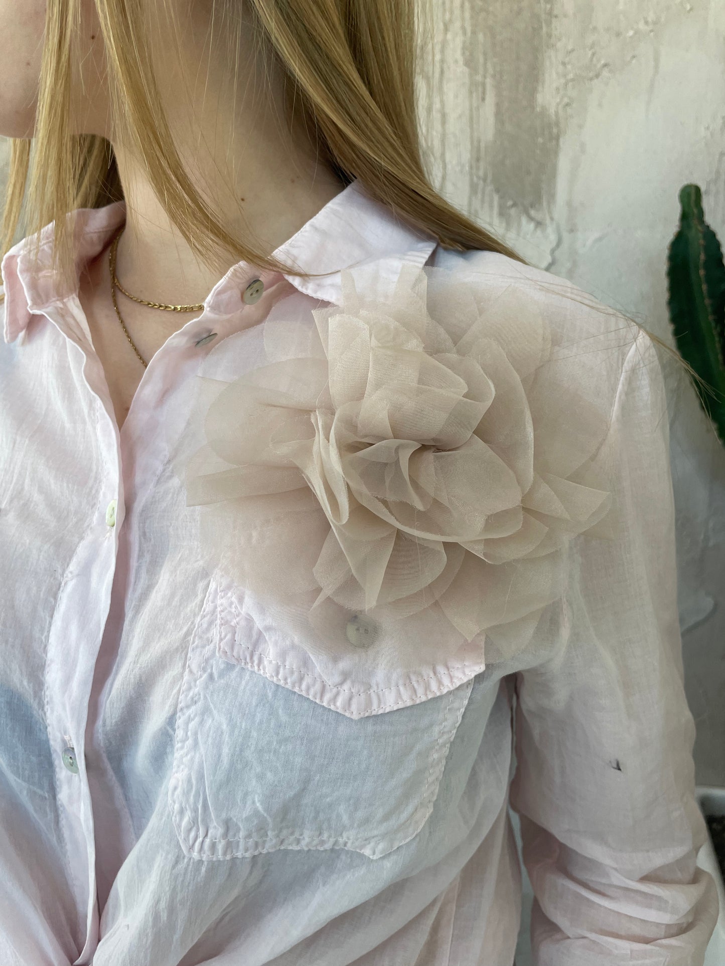 Camicia con fiore Vicolo