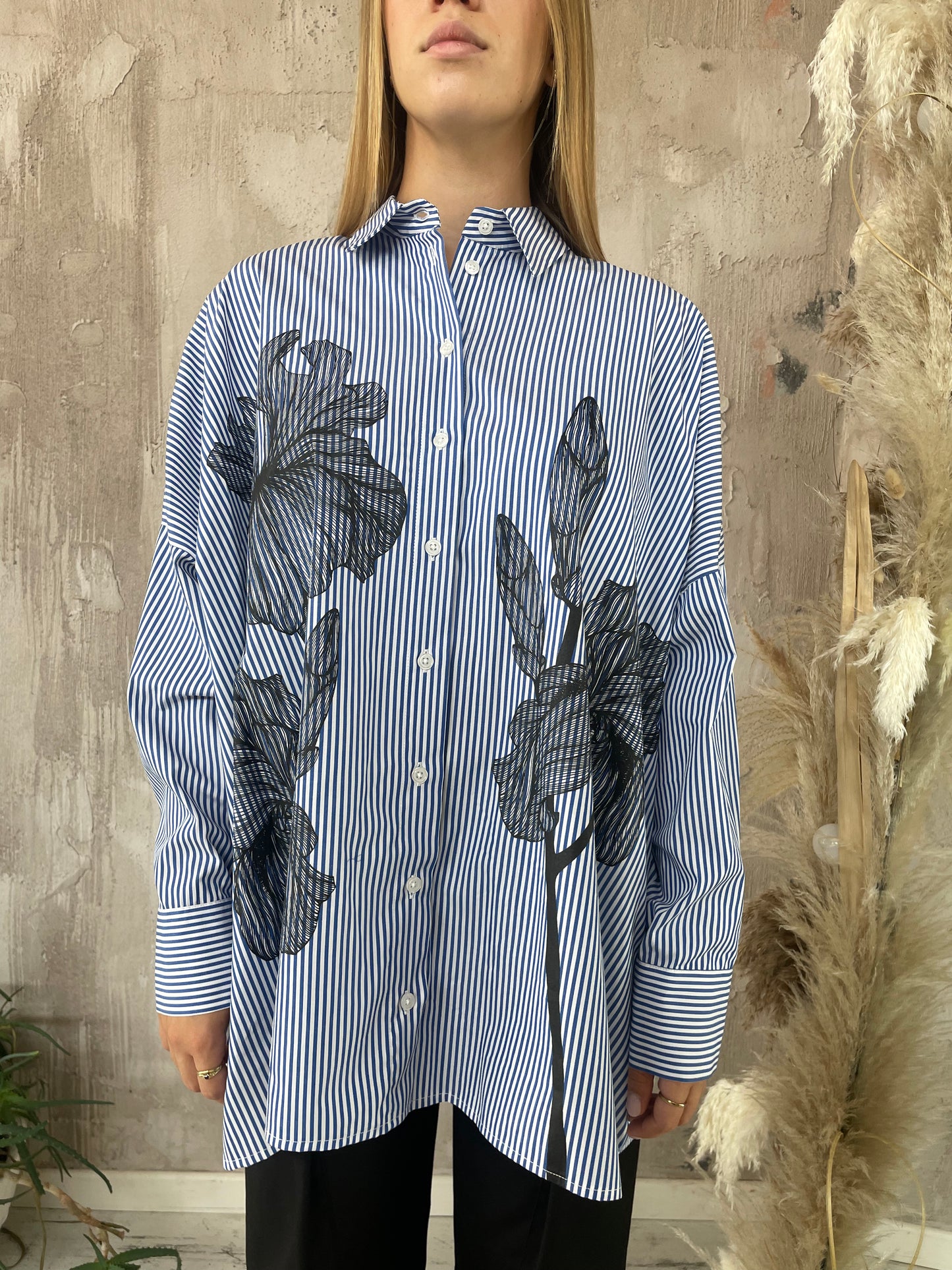 Camicia oversize righe Dixie