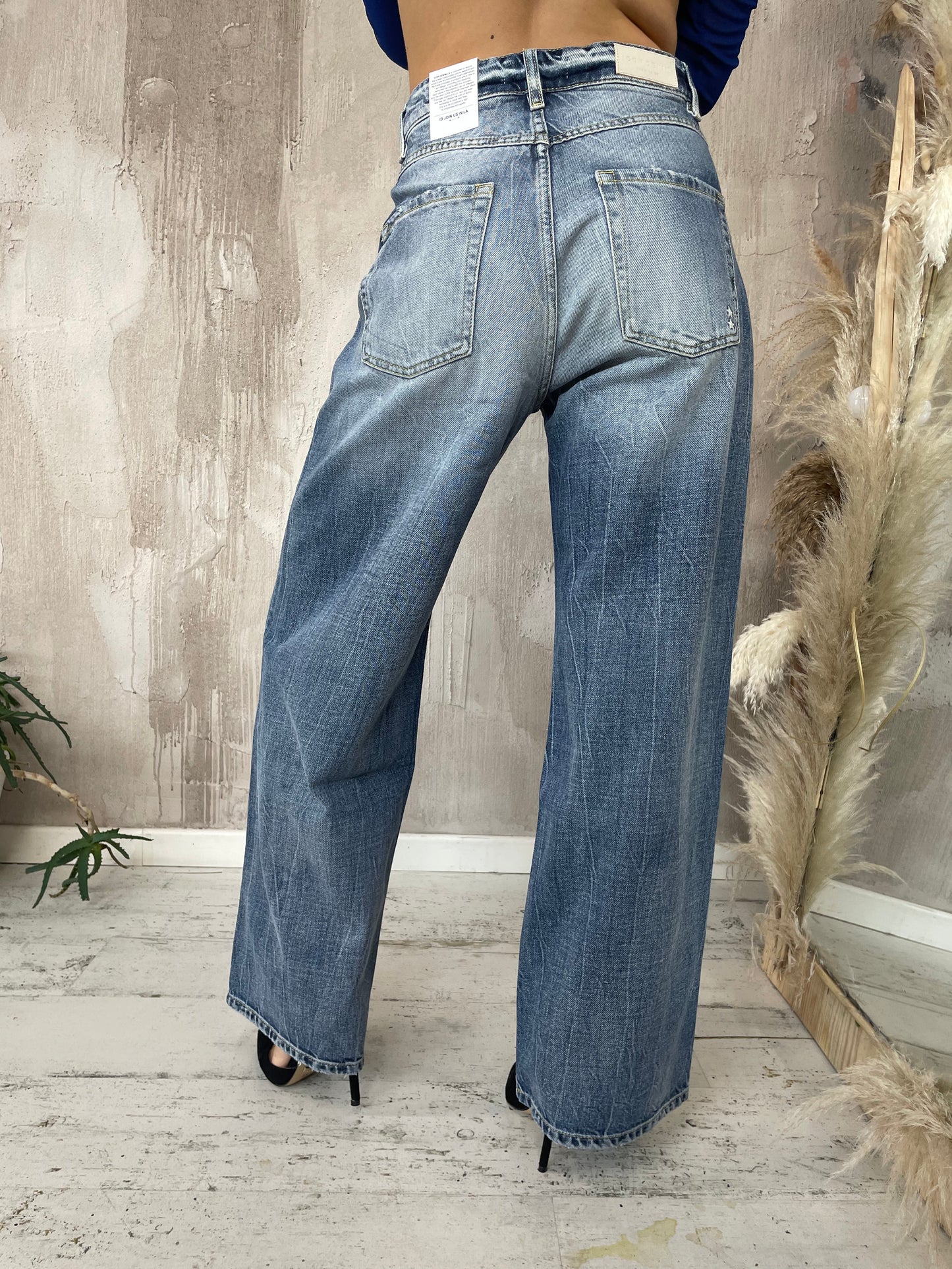 Jeans "Poppy" Icon denim lavaggio medio