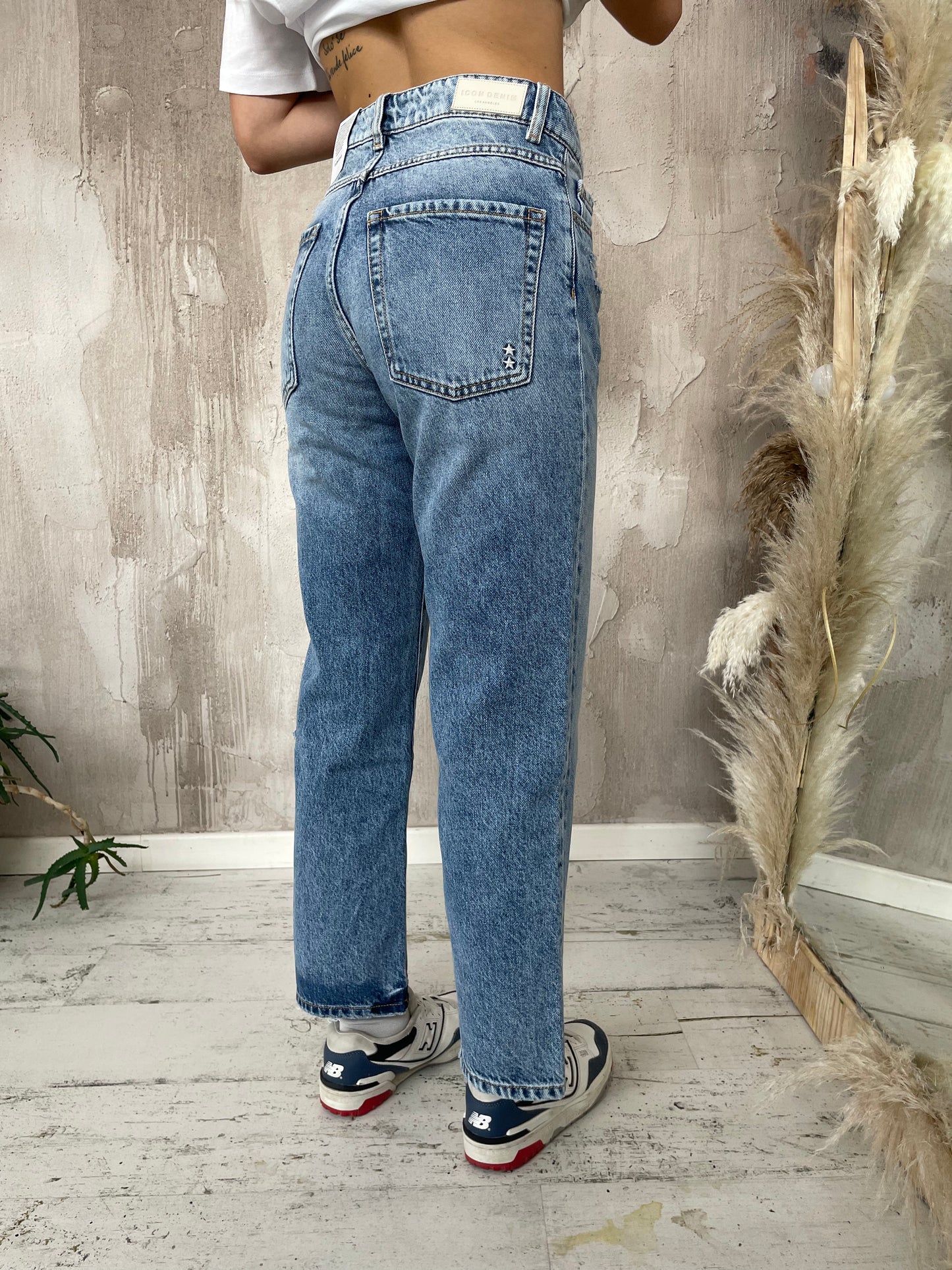 Jeans "Jill" Icon Denim lavaggio medio