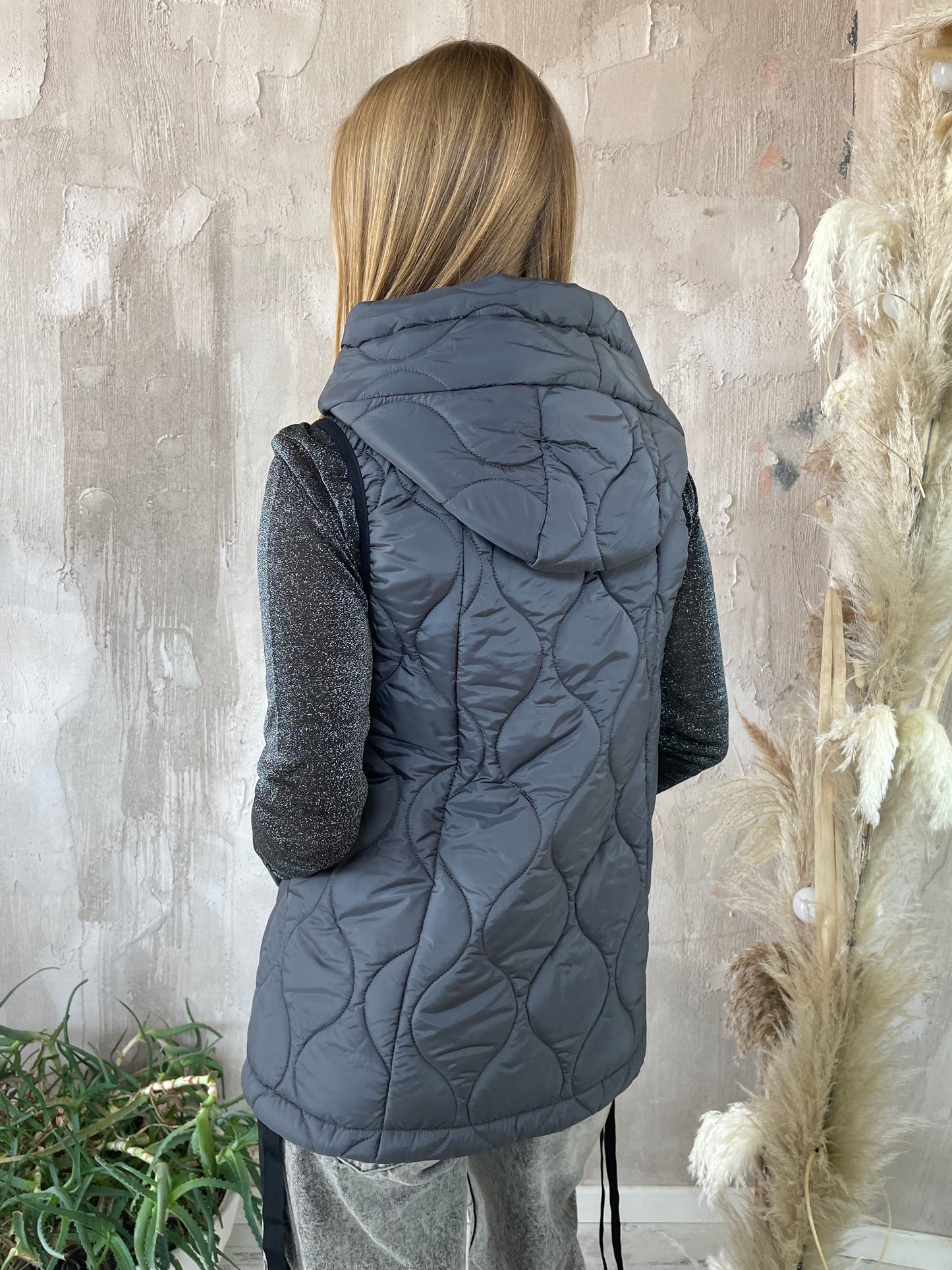 Cappotto grigio con gilet Vicolo